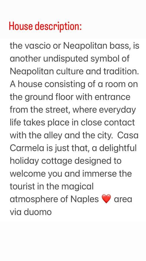 הוילה נאפולי Casa Carmela מראה חיצוני תמונה